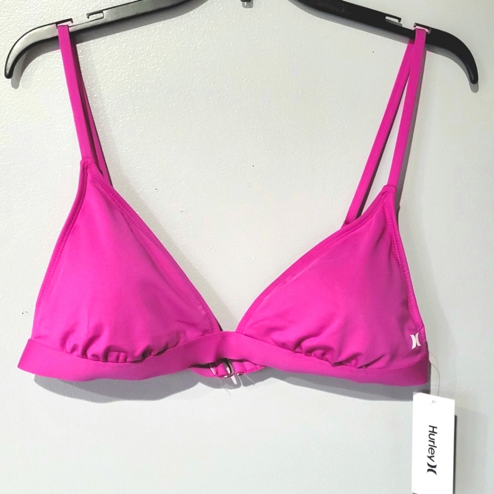 Hurley Solid Bikini Top - Fuchsia